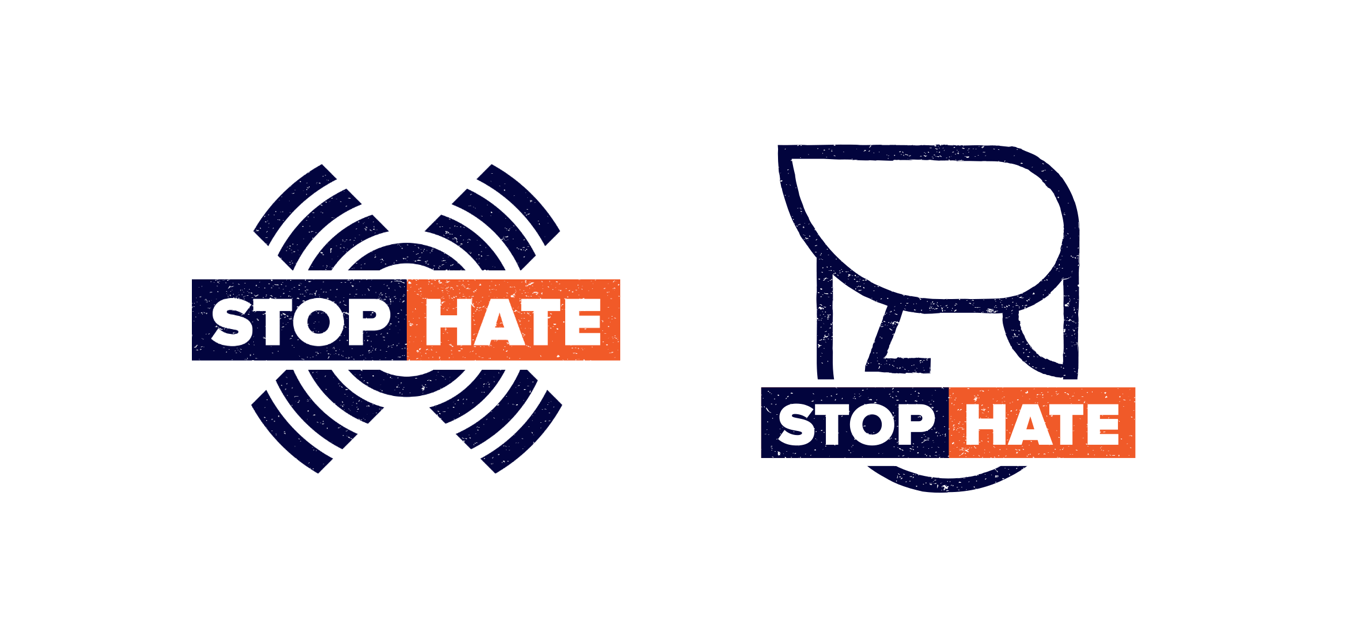 Image of the Stop Hate campaign logos