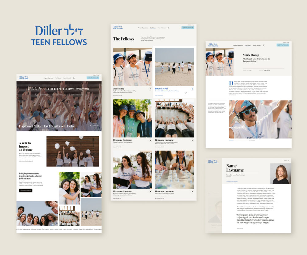 Helen Diller Family Foundation: Teen Fellows + Tikkun Olam Awards ...