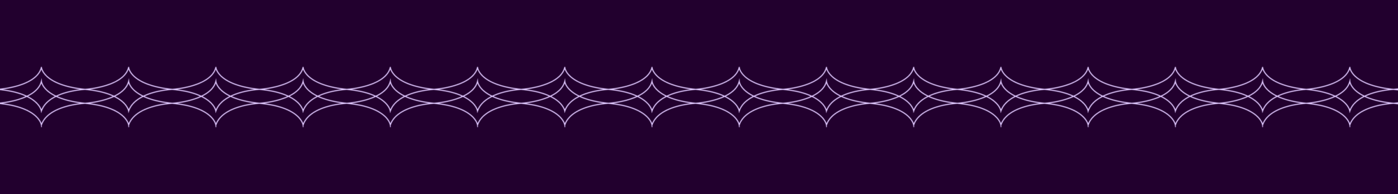 Art Nouveau inspired abstract border: Lavender against Dark Purple.