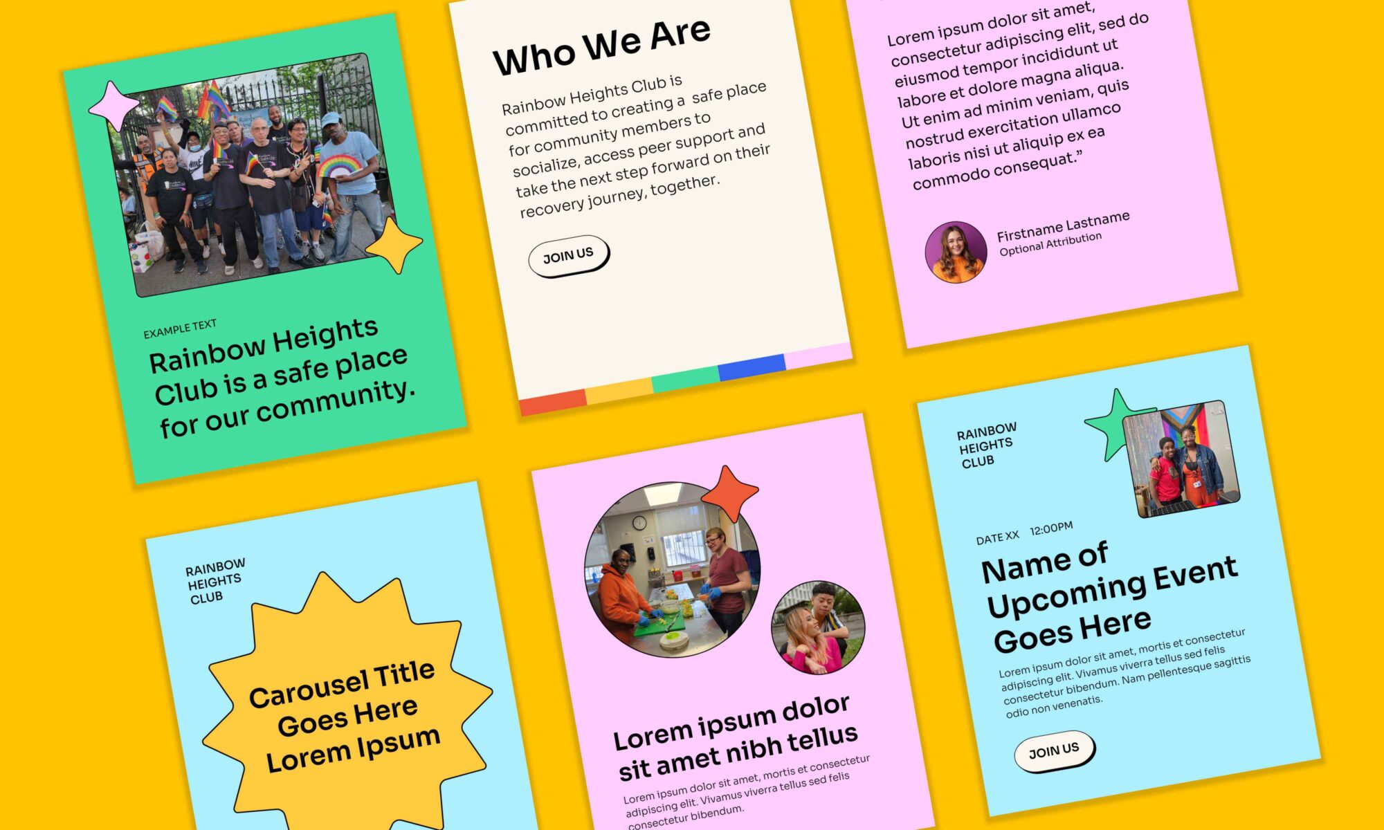 RHC social Canva templates