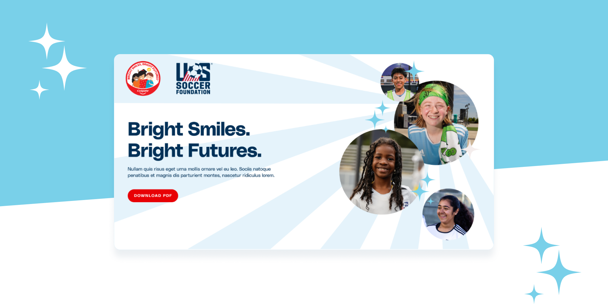 USF + Colgate Bright Smiles hero image
