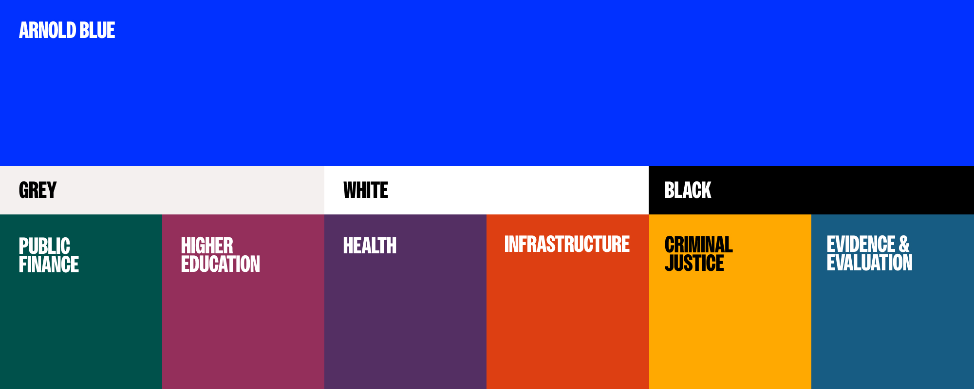 Full palette and meaning for AV color palette