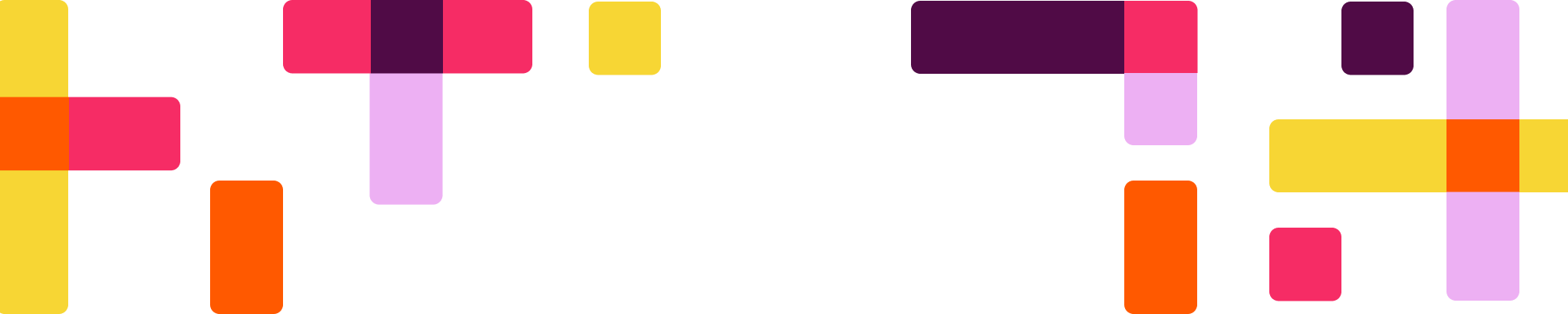 Abstract shapes interwoven together