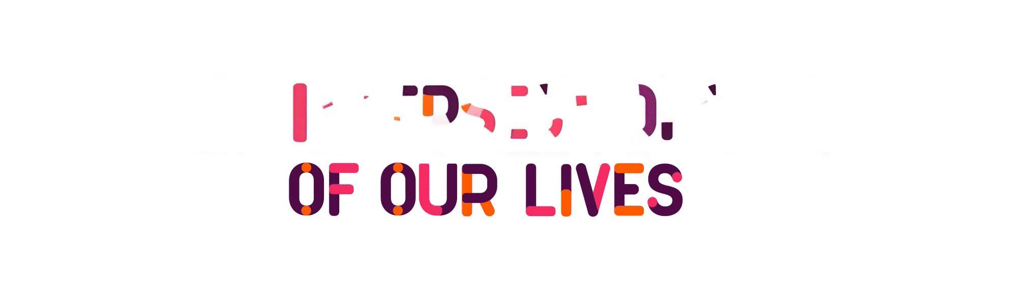Reveal animation for the new Intersections of our Lives logo