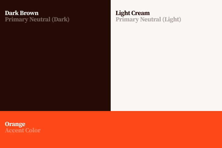 TLF primary color palette