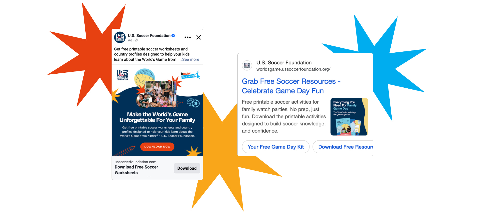 Meta and google ads for the campaign