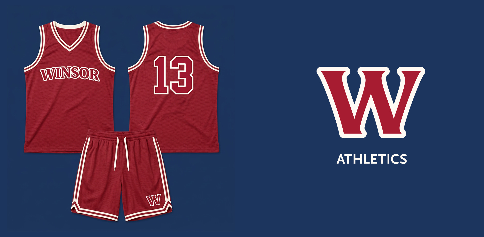 Basketball uniform mock-up side-by-side with 